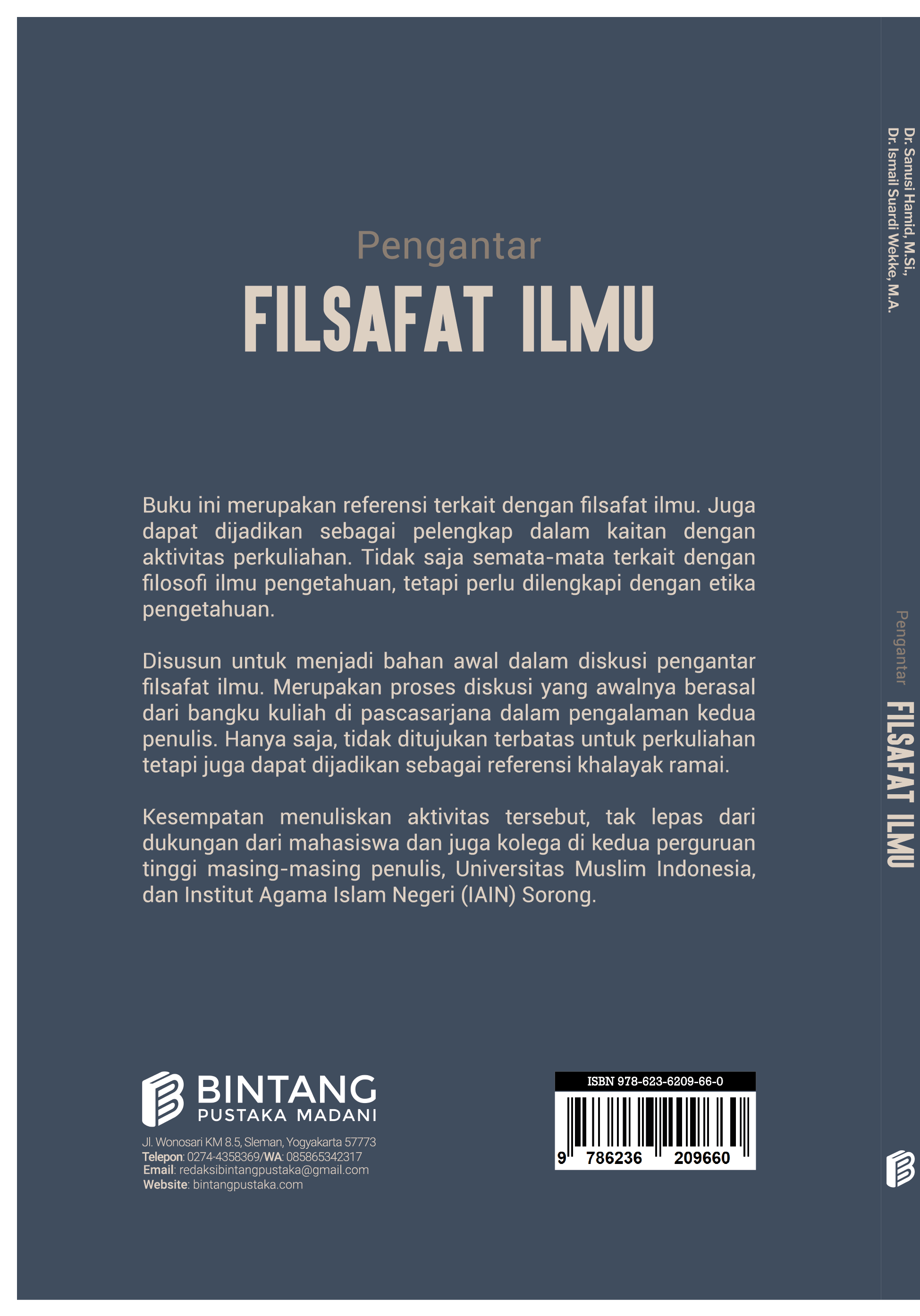 Pengantar Filsafat Ilmu | Bintang Pustaka I Penerbit Buku Pendidikan I