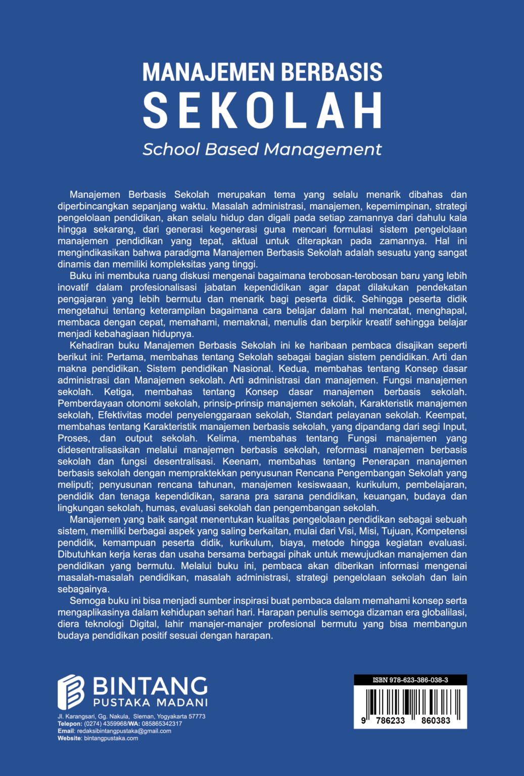 Manajemen Berbasis Sekolah (School Based Management)