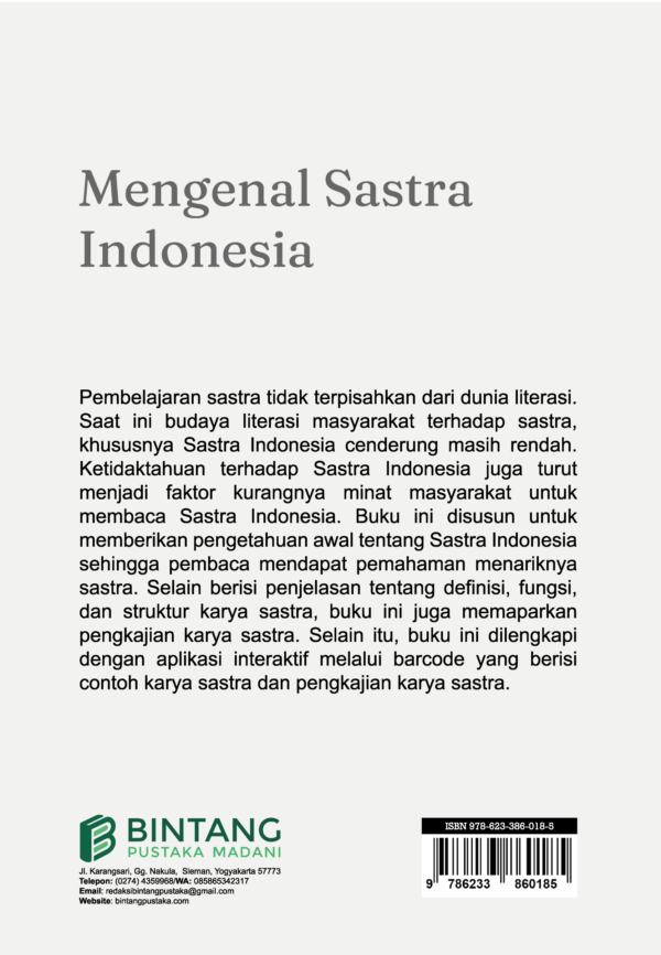 Mengenal Sastra Indonesia