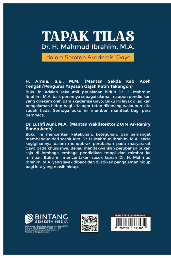 Tapak Tilas Dr. H. Mahmud Ibrahim, M.A. dalam Sorotan Akademisi Gayo